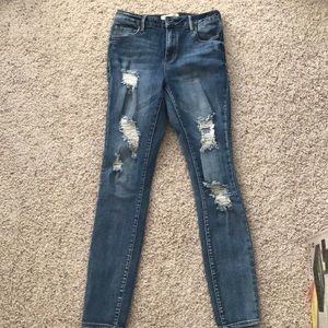 Pa sun skinny high waisted ripped pants